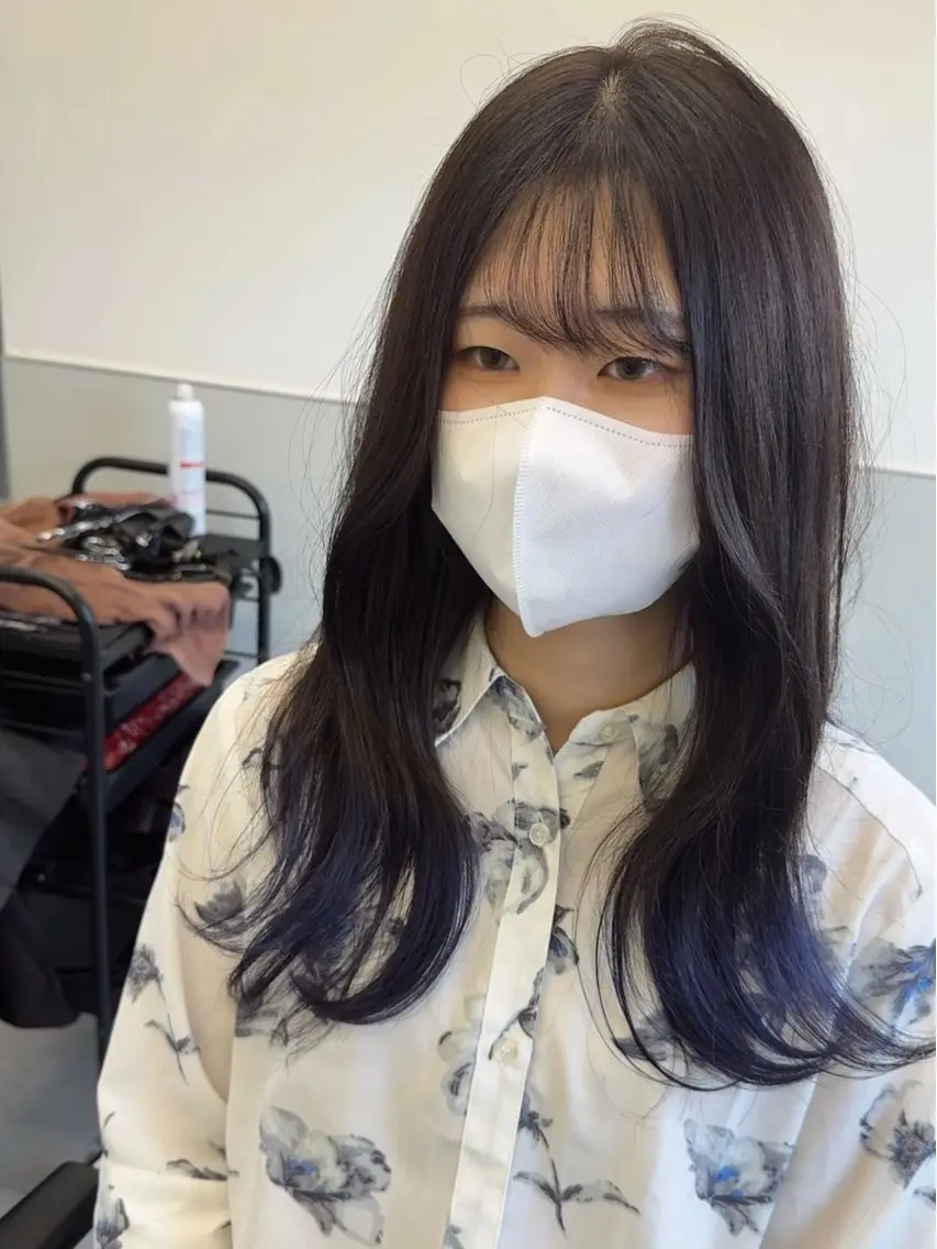 ロング カラー グラデーションカラー ヘアカラー トリートメント 韓国ヘア🇰🇷 スズキのヘアスタイル