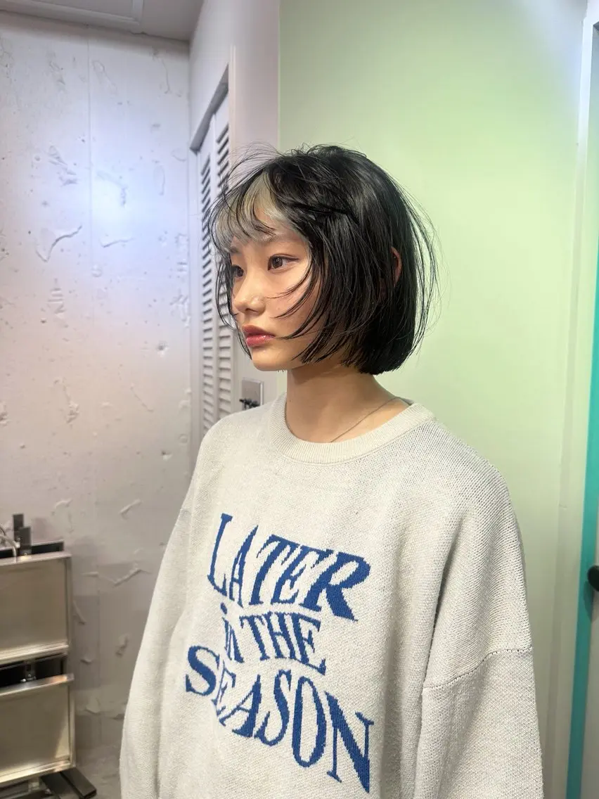 ショート ハッシュカット🎀 レイヤーカットのヘアスタイル