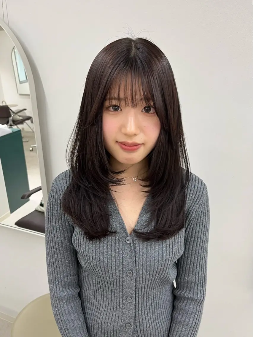 セミロング ハイレイヤー レイヤーカット カット トリートメント 🦋レイヤー職人 猪瀬玲奈🦋のヘアスタイル
