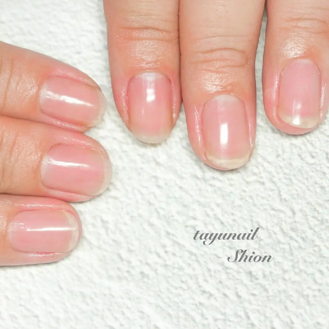 ネイル ブルー ジェルネイル パラジェル 冬ネイル ネイルサロン 【たゆnail】のネイルデザイン