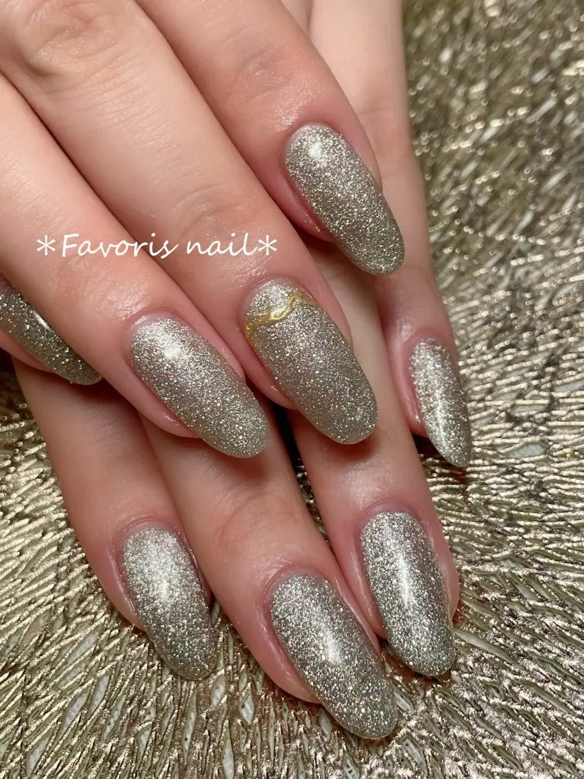 ネイル アートネイル マグネットネイル favoris nail🌼のネイルデザイン