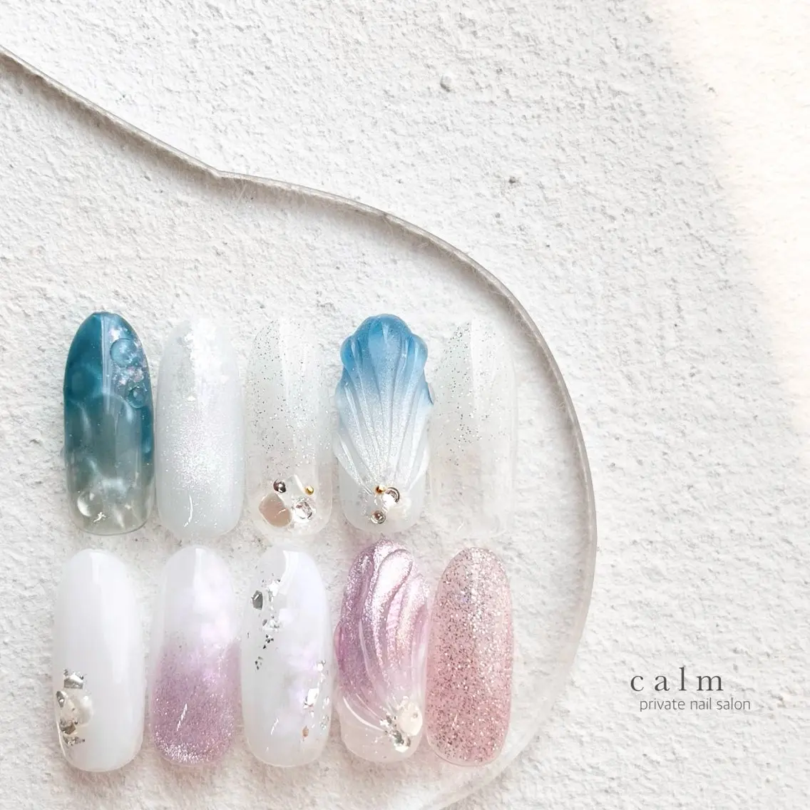 ネイル ハンドネイル calm 〔ｶｰﾑ〕のネイルデザイン