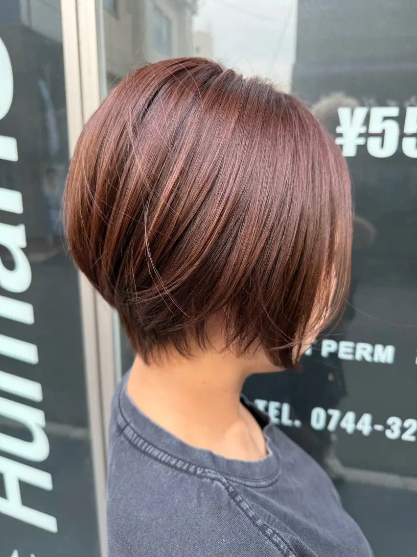 ショート ボブ カット トリートメント Okazaki Tatsuyaのヘアスタイル
