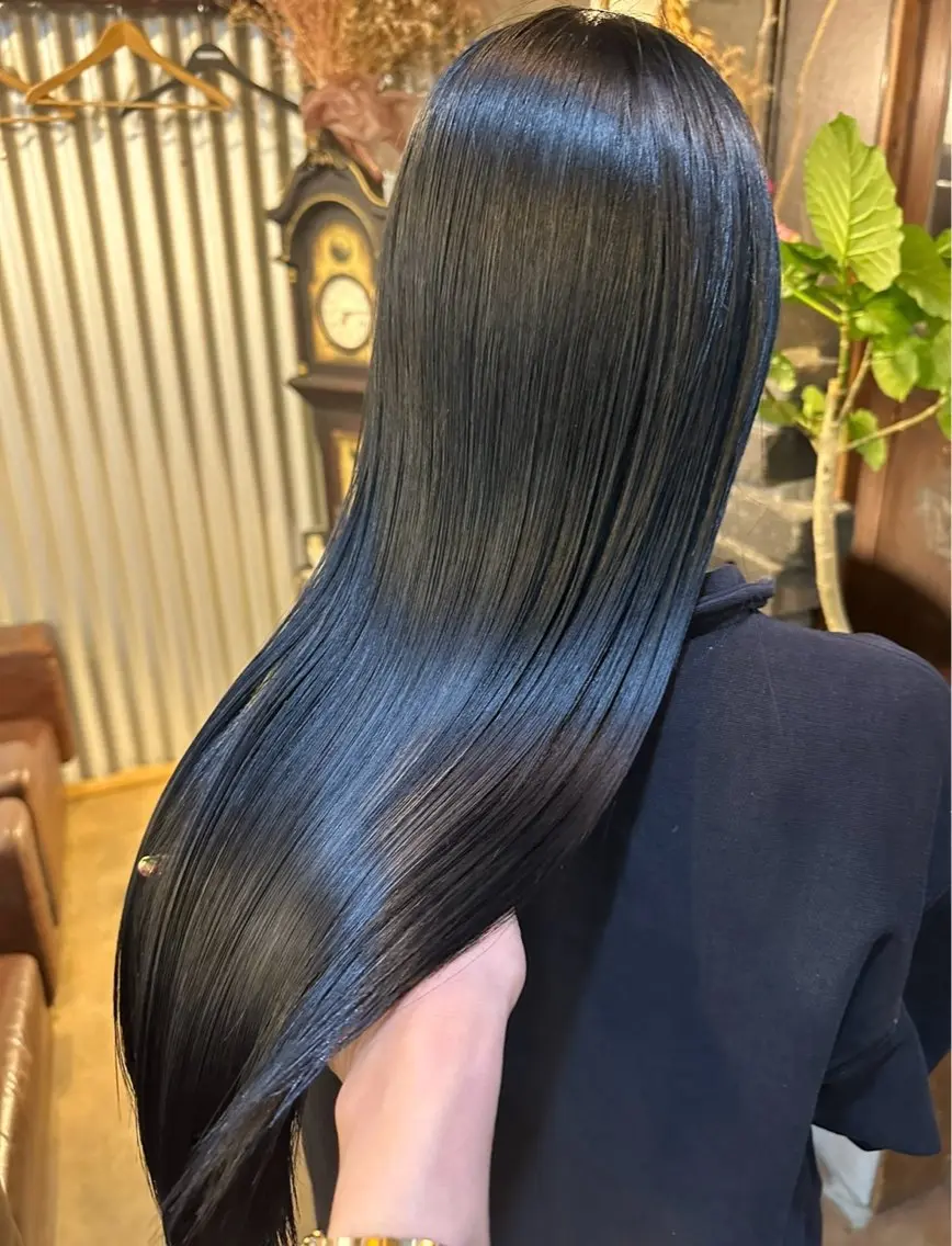ロング ヘアカラー トリートメント 玉木 育実のヘアスタイル