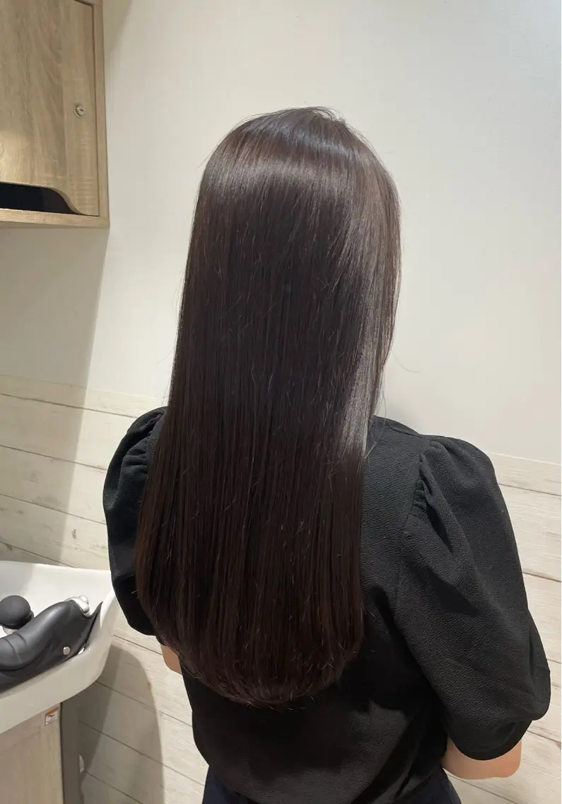 ロング カラー グレージュ ロング 髪質改善✨Zina浦 安/個室🌈YUKIのヘアスタイル