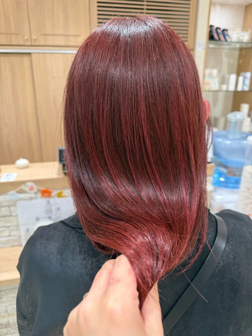 ロング ヘアカラー 🎀暖色カラー/ エクステ🎀遥🎀のヘアスタイル