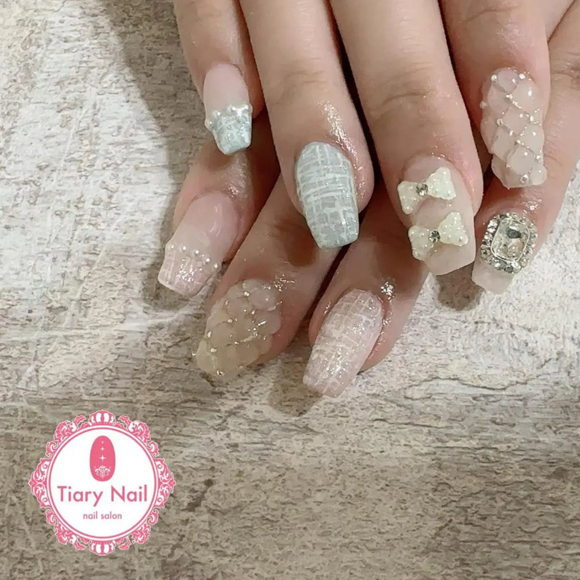 ネイル tiarynail K K🐼のネイルデザイン
