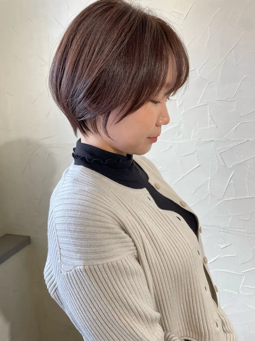 ショート ショートヘア カット ヘアカラー トリートメント 山谷 裕紀のヘアスタイル