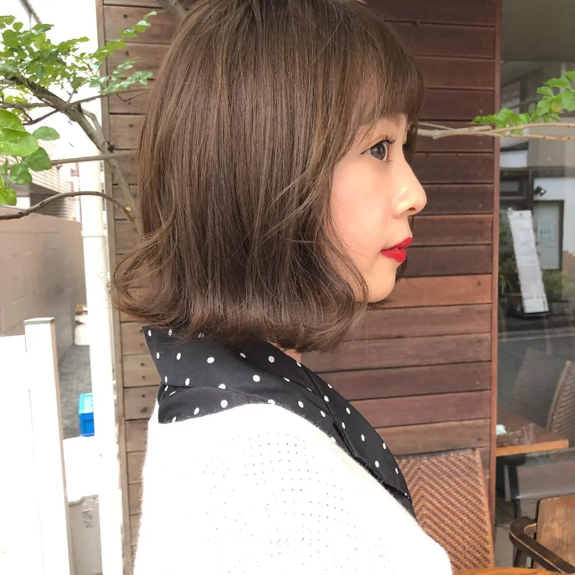 ショート カラー ハイライトカラー ハイライト 榎園 由美のヘアスタイル