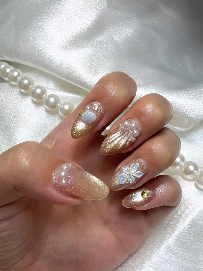 ミディアム ハンドネイル soin.nail aiのネイルデザイン