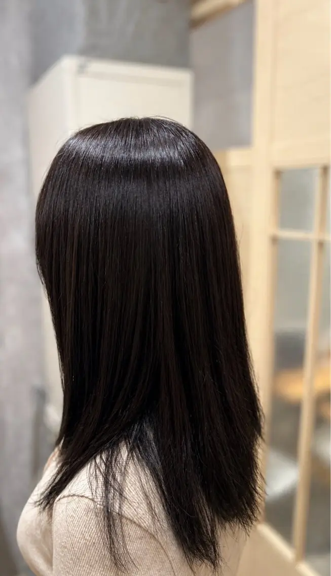 セミロング 遠藤 美空のヘアスタイル