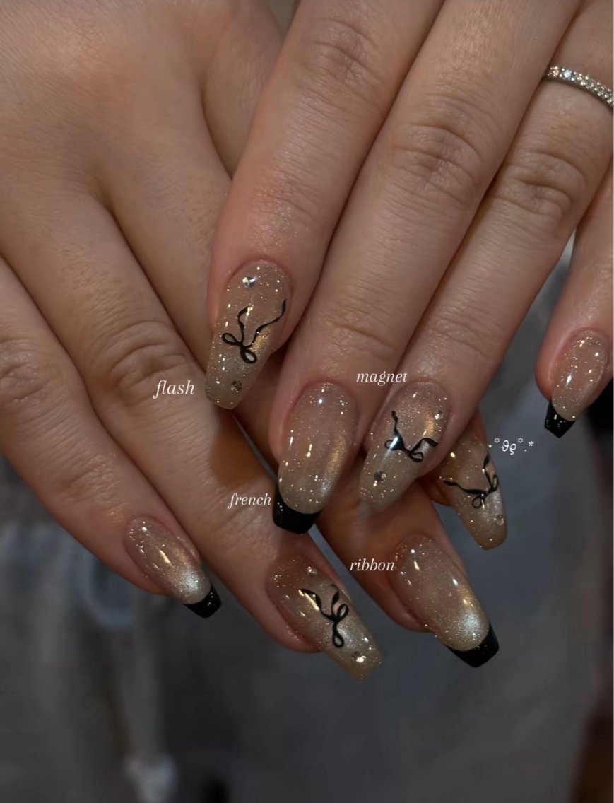 ネイル アートネイル 韓国ネイル ストーンネイル ワンホンネイル 冬ネイル ハンドネイル ハンドケア Nihonthy Nail 新宿のネイルデザイン