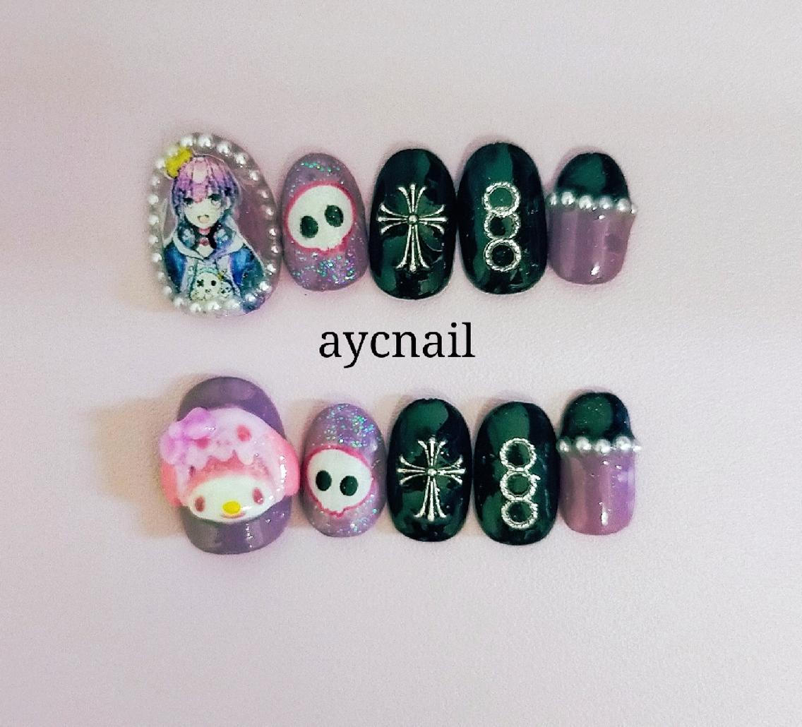 ネイル ハンドネイル 推しネイル | 　aycnailのネイルデザイン