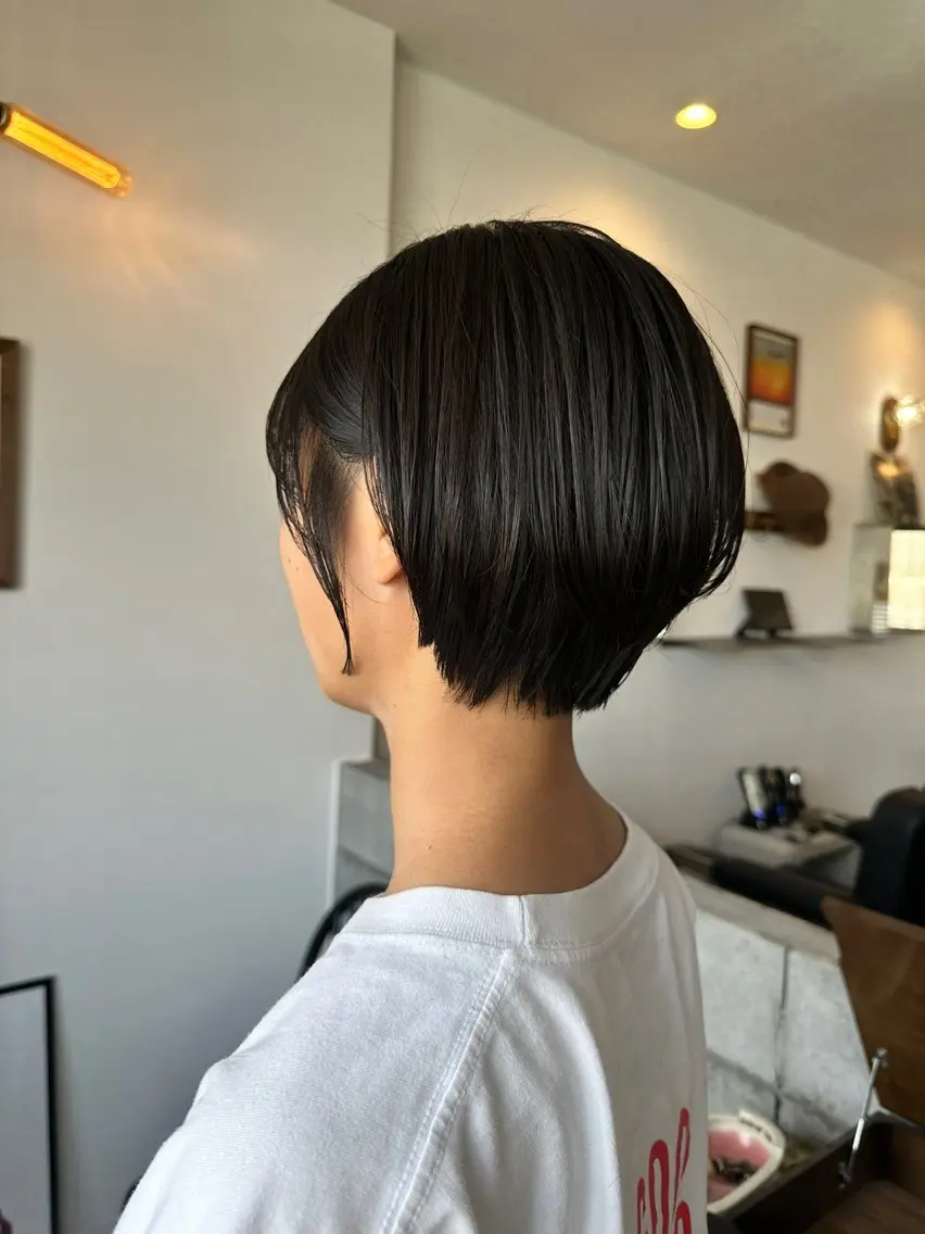 ショート ショートヘア 岩村 夏姫のヘアスタイル
