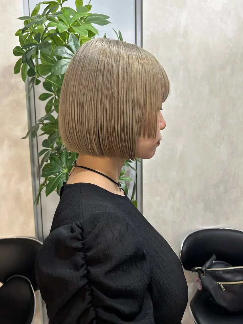 ショート カラー カット ヘアカラー トリートメント 新宿/美髪矯正 髪質改善/韓国風山本のヘアスタイル