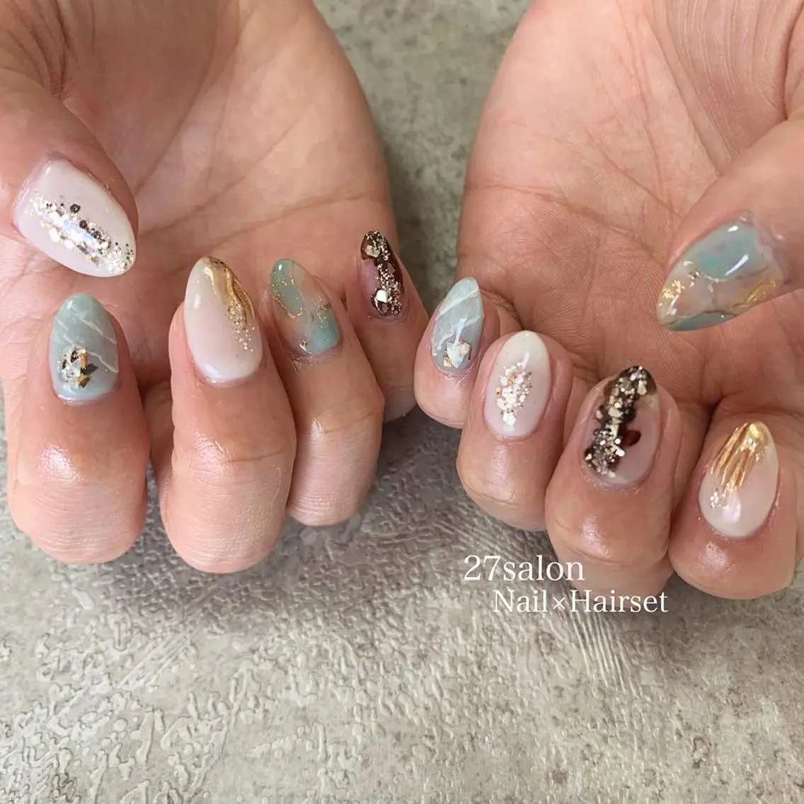 ネイル アートネイル 27salon yuinaのネイルデザイン