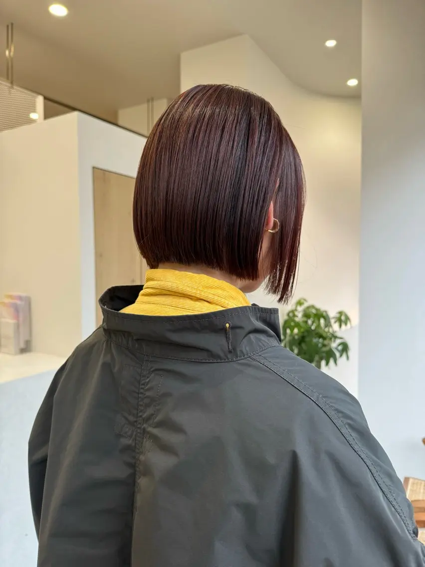 ショート ボブ 透明感カラー✴︎ SAYAKAのヘアスタイル