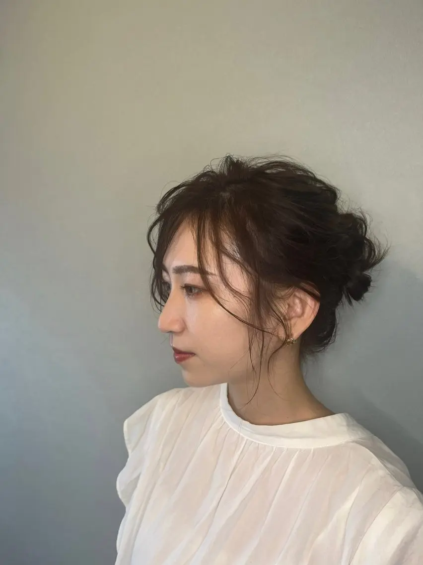 ヘアセット＋メイクの写真
