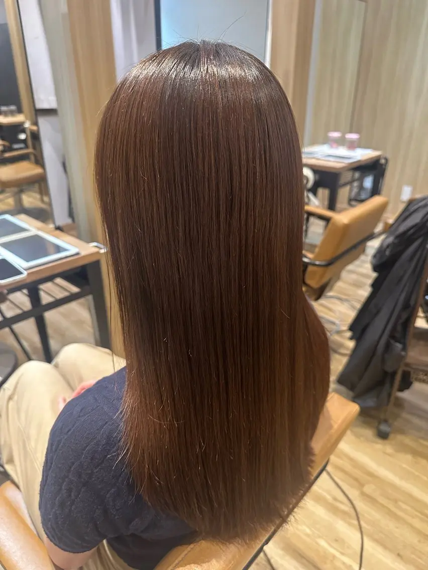 セミロング パーマ カット 縮毛矯正 ✨✂️Nori ✂️✨のヘアスタイル