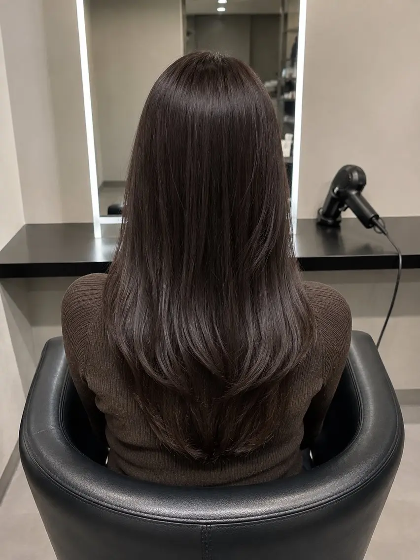 ミディアム カラー ブラウンカラー トリートメント 🌈ウルトワ水素 髪質改善naru🌈のヘアスタイル