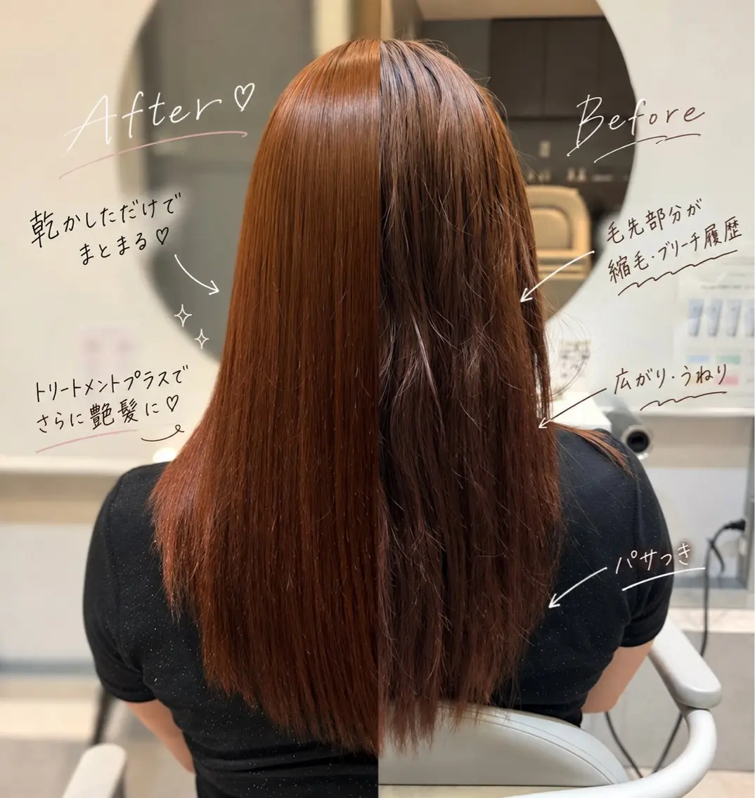 縮毛矯正 kotoha 🧸💖のヘアスタイル