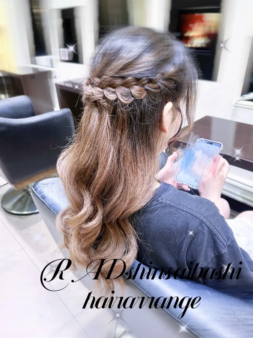 ヘアアレンジ RAD心斎橋 .†⋆RICOのマツエク・マツパデザイン