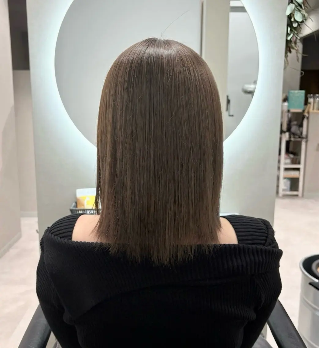 ミディアム カラー ヘアカラー Gritter / mayuのヘアスタイル