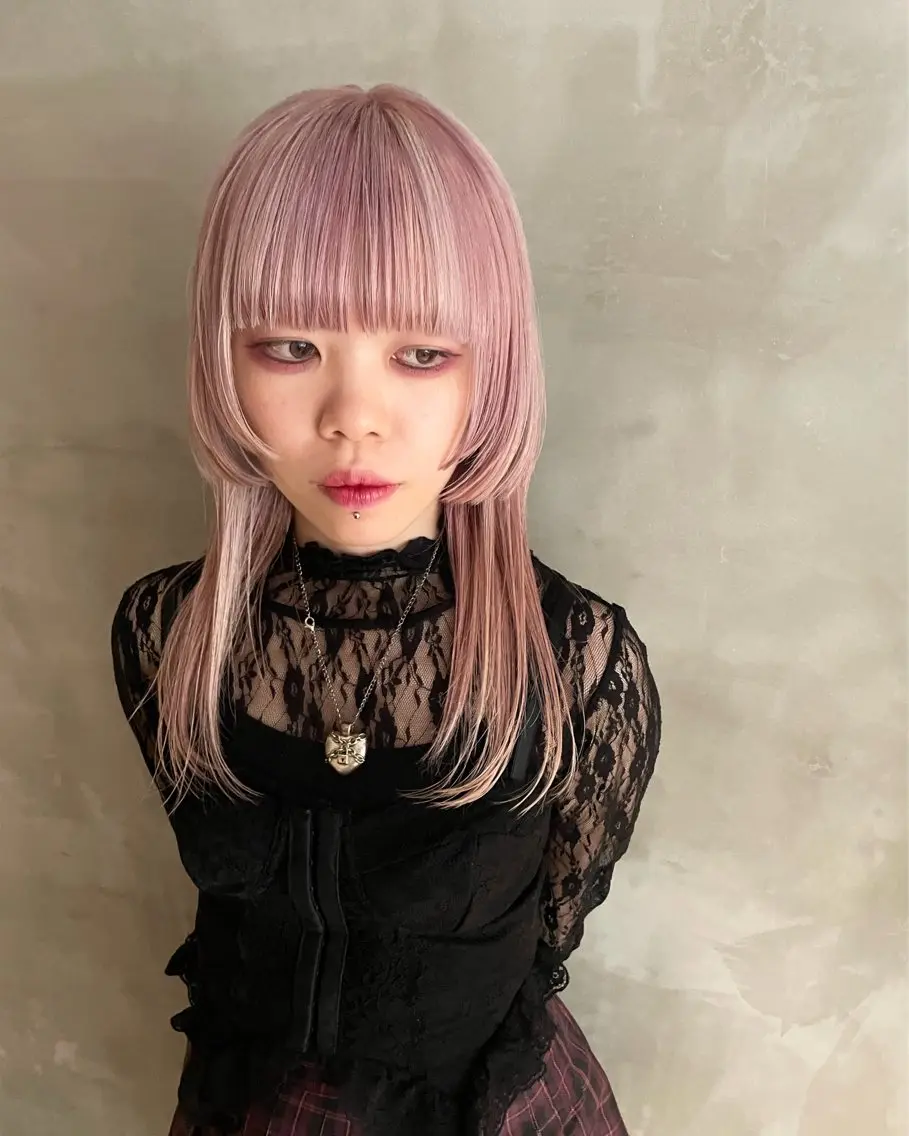 ミディアム カラー カット ヘアカラー トリートメント 優作 〜圧倒的信頼〜のヘアスタイル