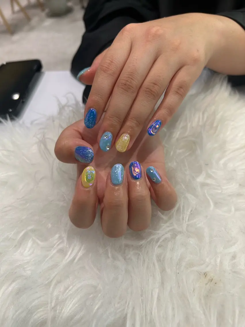 ネイル ハンドネイル ♡透明感カラー★ ネイル/しの♡のヘアスタイル