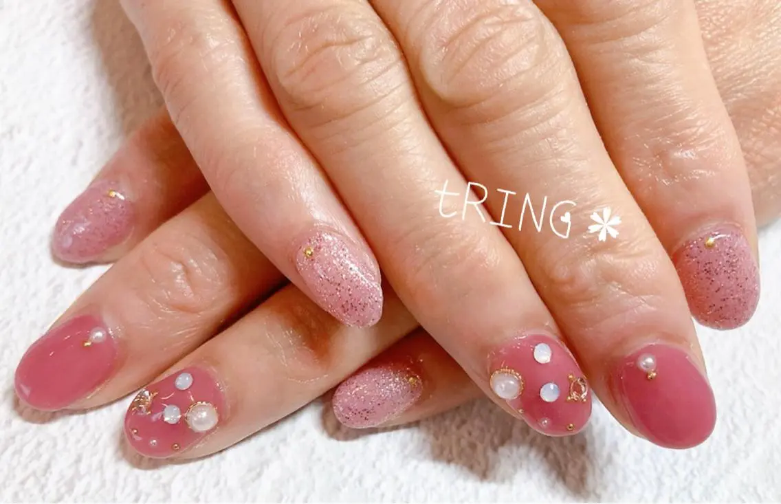 ネイル ハンドネイル tRING* しいの木台のネイルデザイン