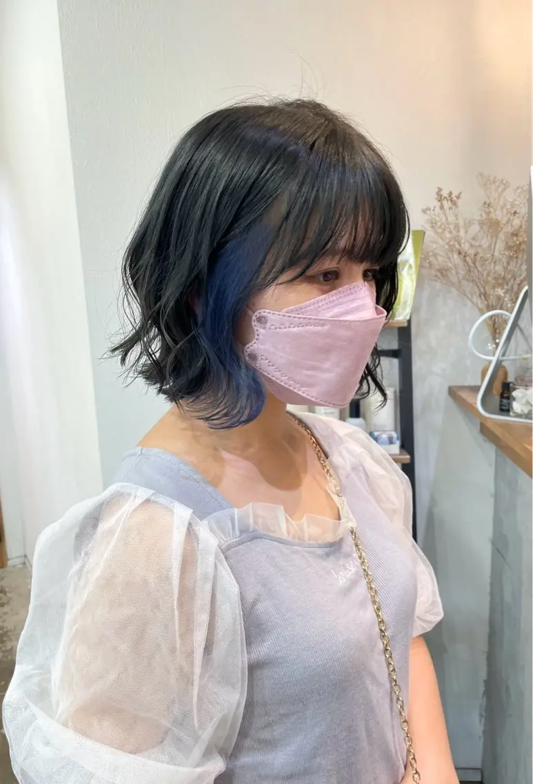 ミディアム エクステ カラーモデル募集 吉原佳穂💗のヘアスタイル
