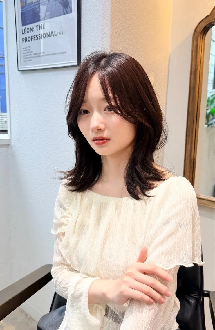 ミディアム ヘアカラー 🎀ブリーチなしカラ ー🎀Mizukiのヘアスタイル