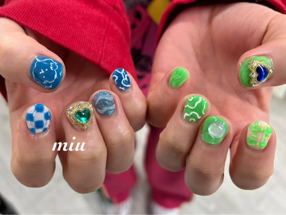 ネイル ハンドネイル miu nail 🐾mihoのネイルデザイン