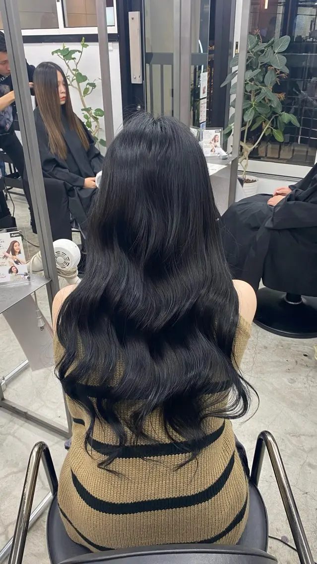ロング ヘアカラー トリートメント marina 🧸ིྀのヘアスタイル