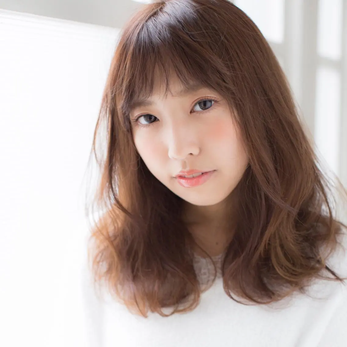 セミロング 中西 優典のヘアスタイル