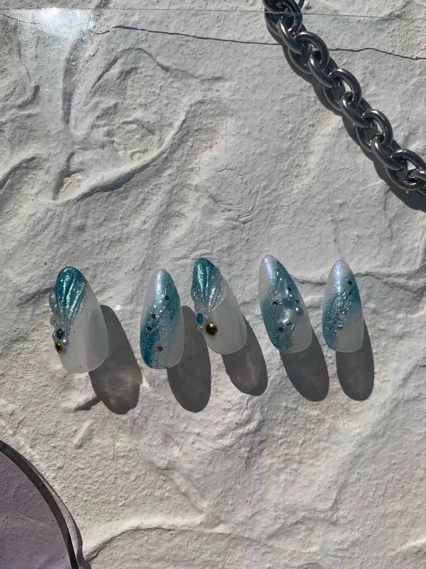 ネイル ジェルネイル ロングネイル スカルプネイル ネイルチップ ワンホンネイル happiness nailのネイルデザイン