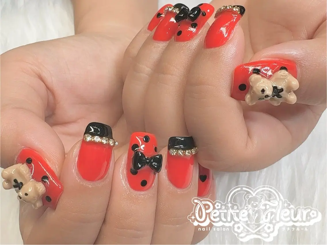 ネイル ハンドネイル ❁⃘*。Petite fleur❁⃘*りさのネイルデザイン