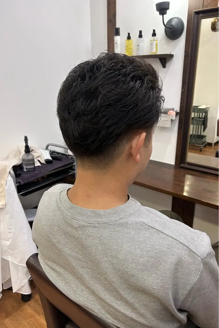 ショート ヘアアレンジ メンズ ツーブロック 原田 歩実のヘアスタイル