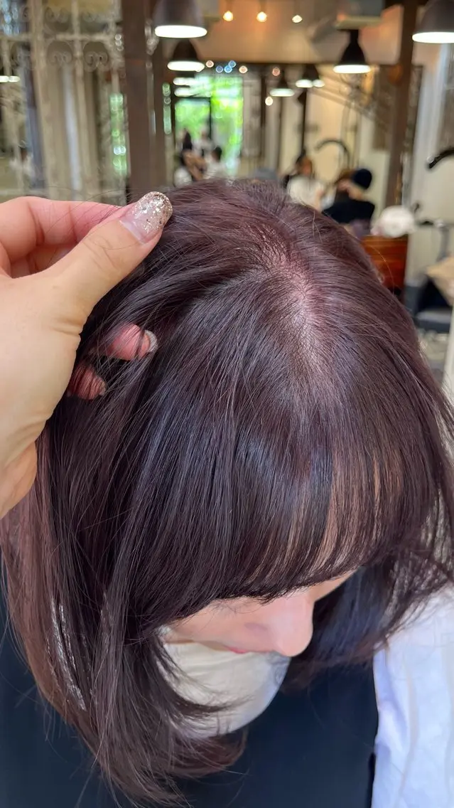 8/7募集中❣️🍇💇🏻ワンカラー+シャンプーブロー🛁🫧の写真