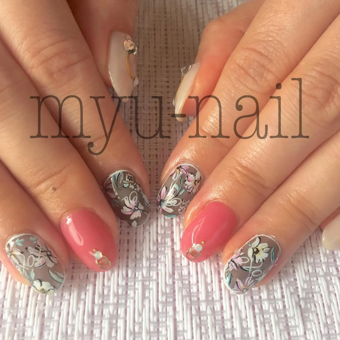 ネイル ハンドネイル ホームサロン myu-nailのネイルデザイン