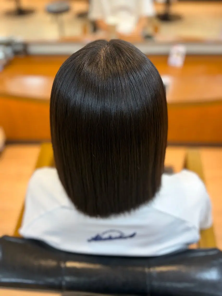 ミディアム 髪質改善ストレート ✨️小川涼のヘアスタイル