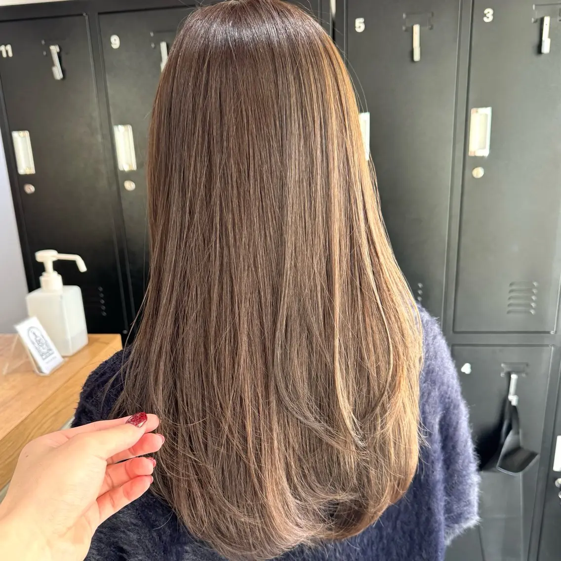 ロング カラー ヘアアレンジ ヘアカラー ブリーチなしカラー /新百合ヶ丘/安形翔のヘアスタイル