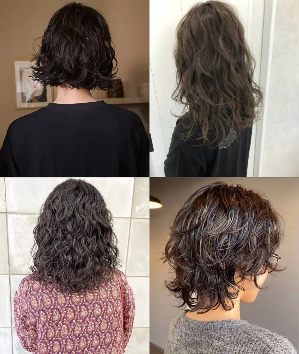 パーマ カット パーマ 小田桐 蓮のヘアスタイル