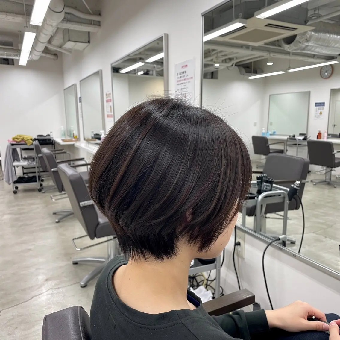 ショート 菜 緒のヘアスタイル