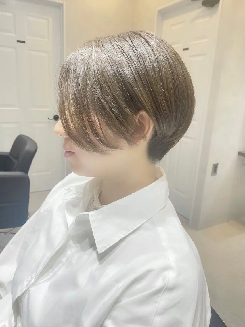 ショート ハンサムショート ショートヘア 大林　恵理 【Agu 屋島】のヘアスタイル
