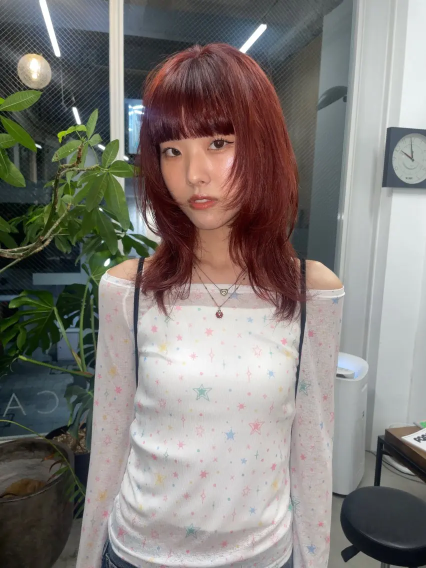 ミディアム カラー ブリーチ 中山 由依子のマツエク・マツパデザイン