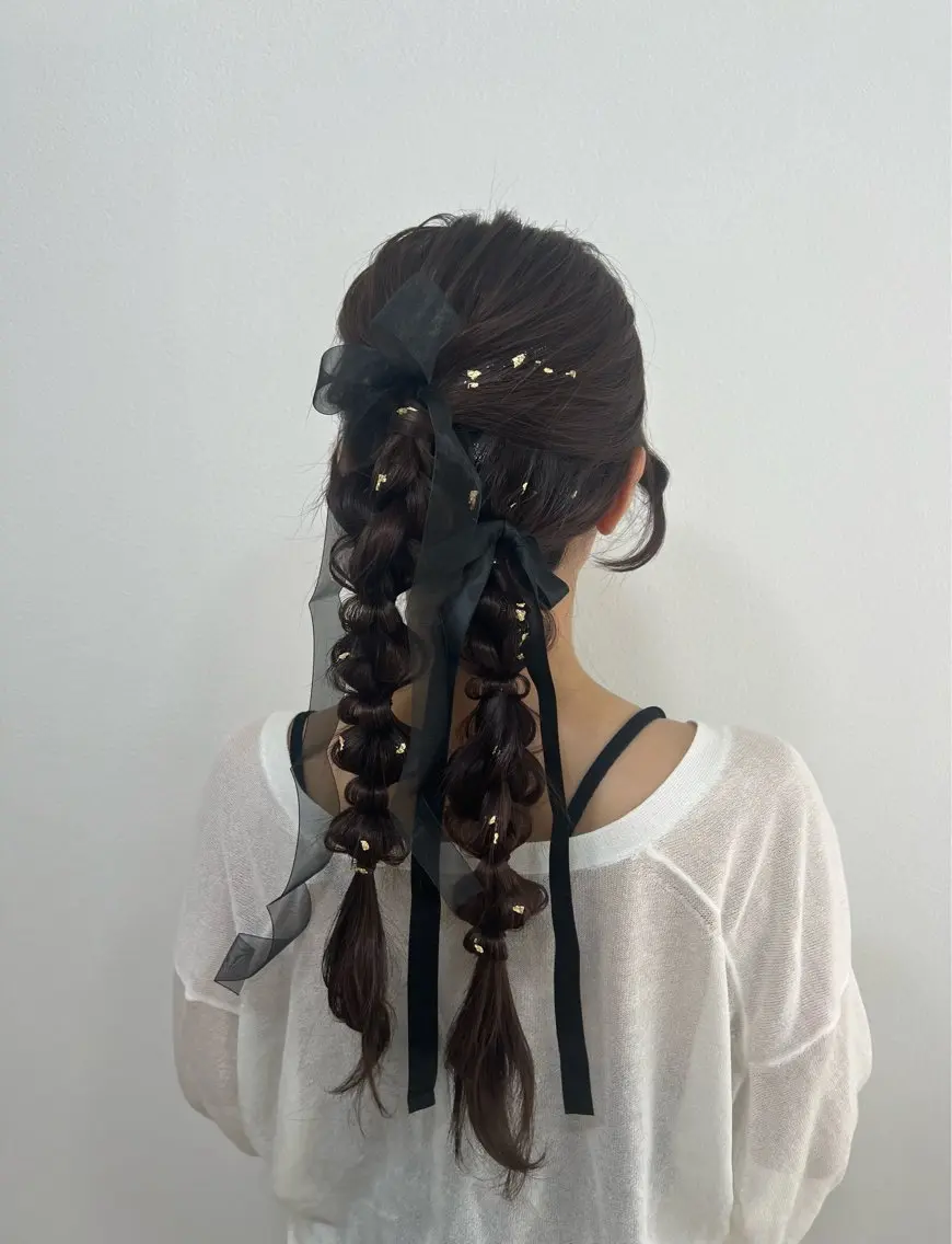 ヘアセットの写真