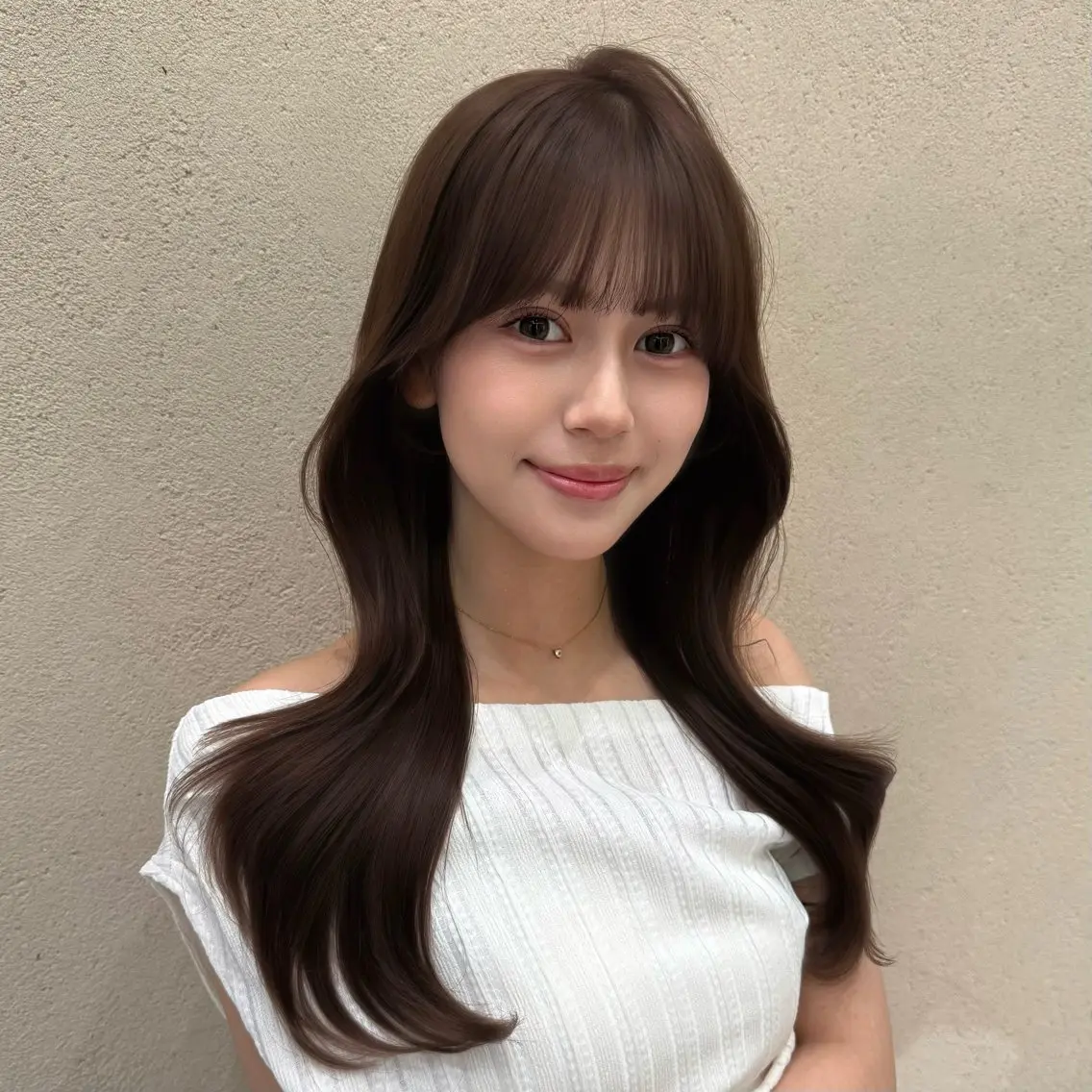 ロング カラー アッシュ ベージュカラー 透明感カラー ミルクティーベージュ オリーブベージュ カット ヘアカラー トリートメント 韓国レイヤーカット 🧸ベージュカラーのヘアスタイル