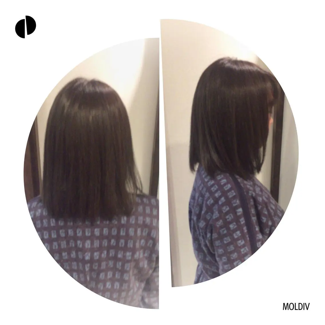 ミディアム セミロング カラー アッシュ アッシュグレー ✨縮毛矯正✨髪質改善 ナカシマ ユミのヘアスタイル