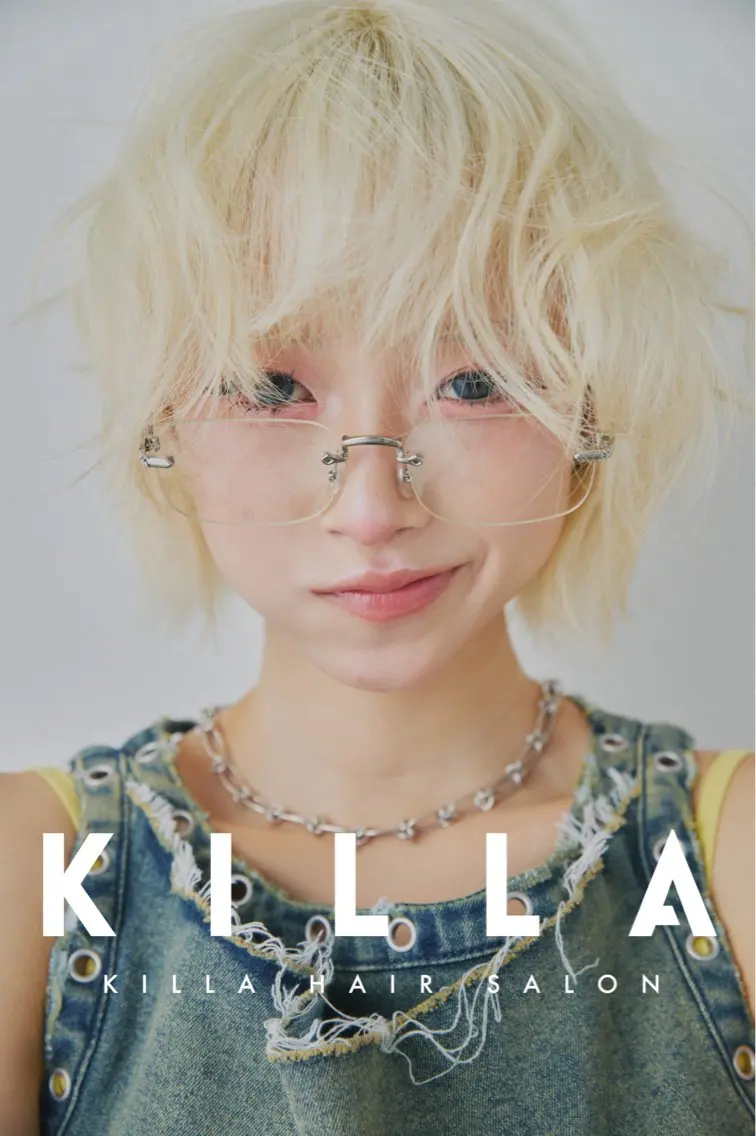 ミディアム カラー ブリーチ ダブルカラー ブリーチなしカラー 髪質改善 レイヤーカット カット ヘアカラー トリートメント ブリーチダブルカラー 元町三宮/三ノ宮のヘアスタイル